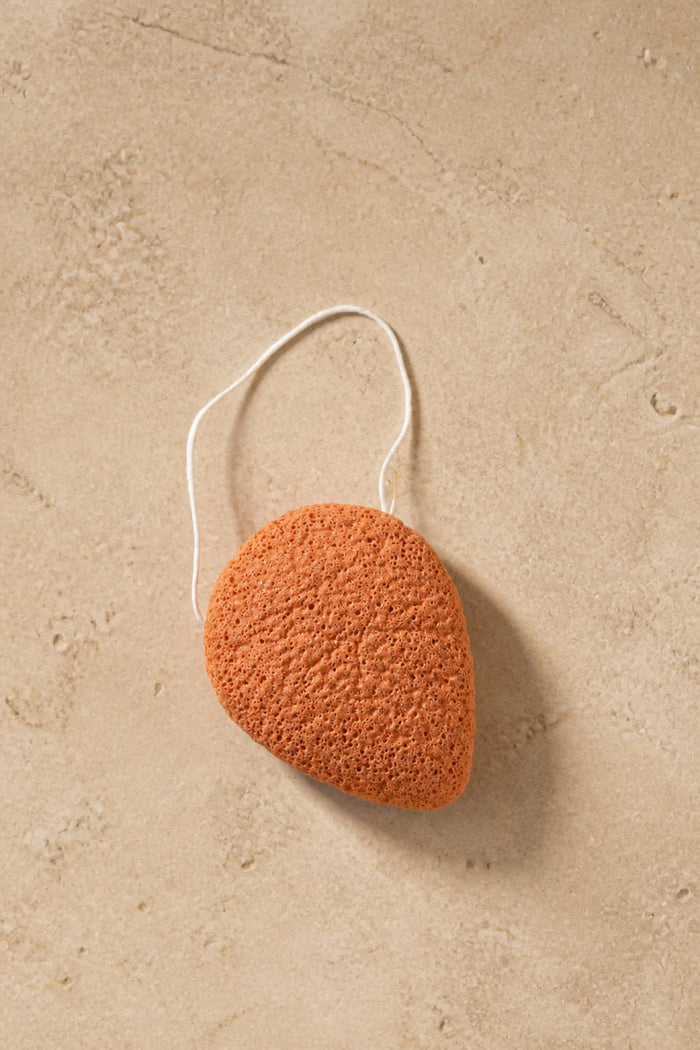 100% Pure Konjac & Pink Clay Compostable Face Sponge - Scoop Whole Beauty - sponge