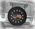 13 Stars Betsy Ross USA Flag 4x4- Personalized Spare Tire Cover - TireCoverPro