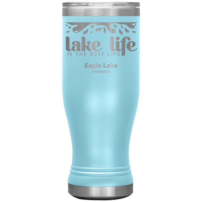 20 oz Stainless BOHO Tumbler, Lake Life, Eagle Lake Opt2