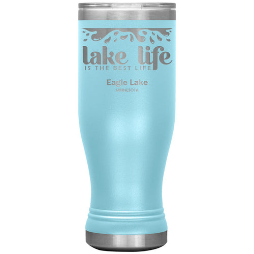 20 oz Stainless BOHO Tumbler, Lake Life, Eagle Lake Opt2