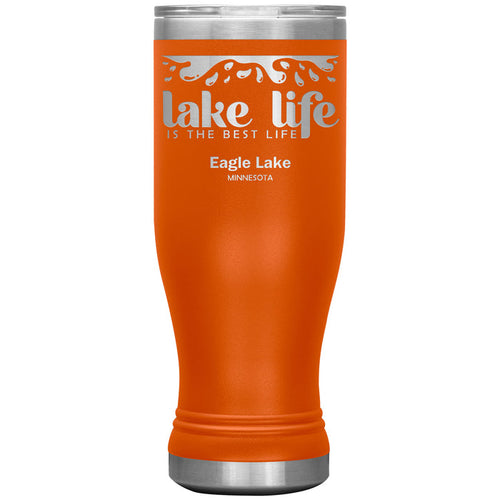 20 oz Stainless BOHO Tumbler, Lake Life, Eagle Lake Opt2