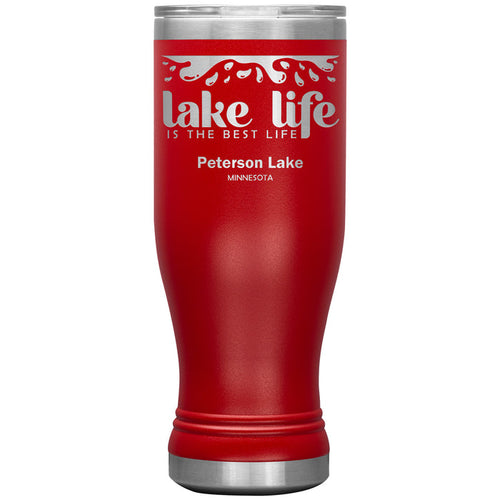 20 oz Stainless BOHO Tumbler, Lake Life, Peterson Lake