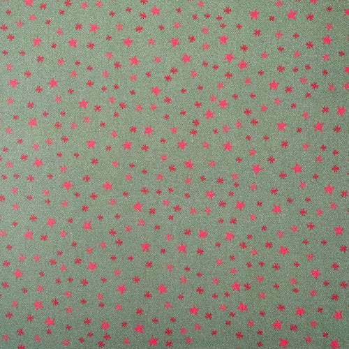3 Wise Pengiuns 80860-10 - forest green with red stars