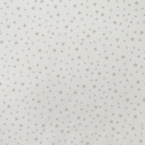 3 Wise Penguins 80860-7 - ecru with tan stars