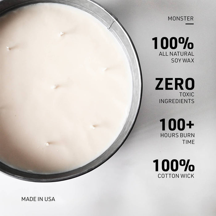 9 Pound Monster Candle: Rake, Pile, Leap!