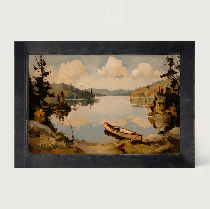 Adirondack Canoe - Framed Art