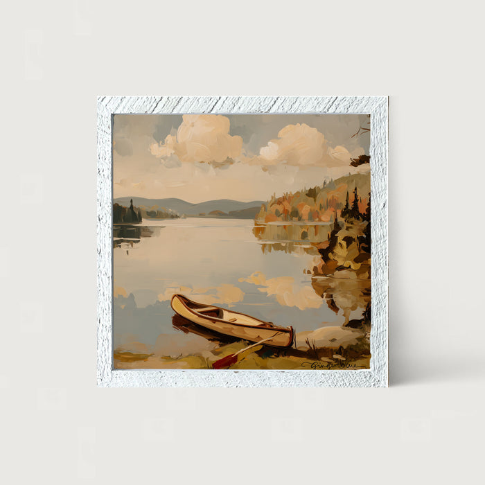 Adirondack Canoe - Framed Art