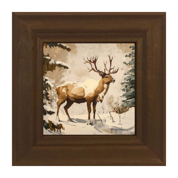 Adirondack Snowy Reindeer