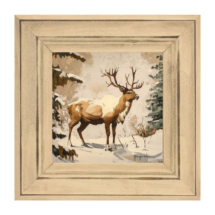 Adirondack Snowy Reindeer