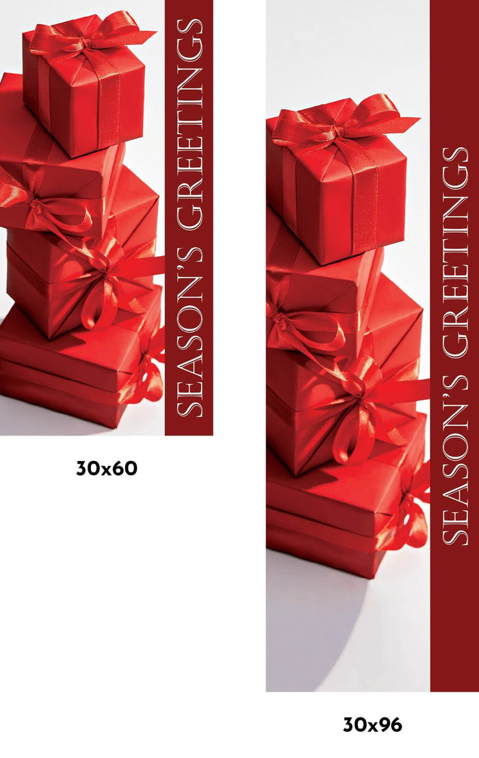 All Wrapped Up Single Vinyl Banner Dekra-Lite