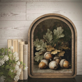 Arch Frame Art Moody Acorn Fall Autumn | Wood & Canvas