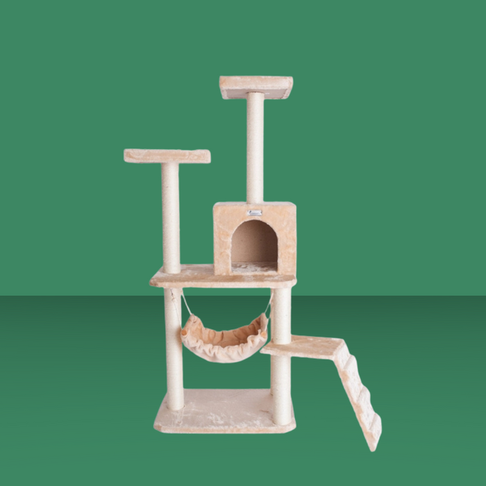 Armarkat Gleepet Hammock 57" Cat Tree Beige