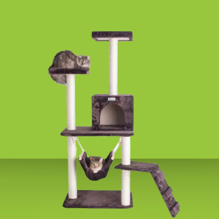 Armarkat Gleepet Hammock 57" Cat Tree Brown