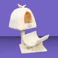 Armarkat Real Wood Cat Condo & Scratching Post