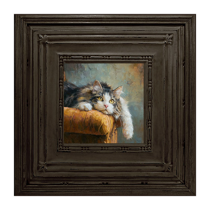 Armchair with Lounging Cat