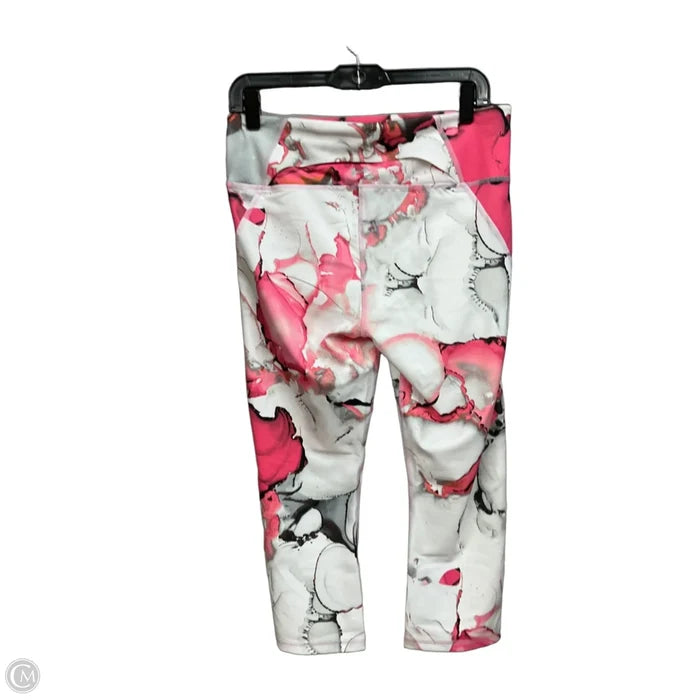 Athletic Leggings By Under Armour In Pink, Size: L