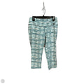 Athletic Leggings Capris By Nike Apparel In Teal, Size: L