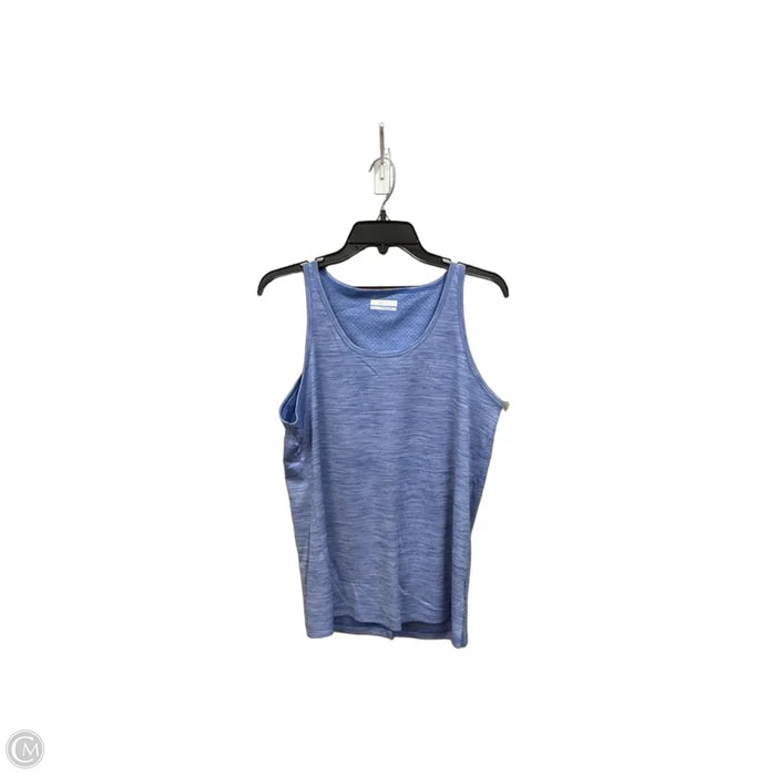 Athletic Tank Top By Columbia In Blue, Size: L