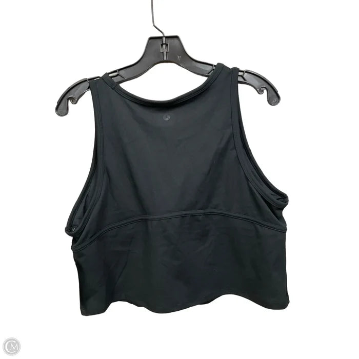 Athletic Tank Top By Danskin In Black, Size: Xl
