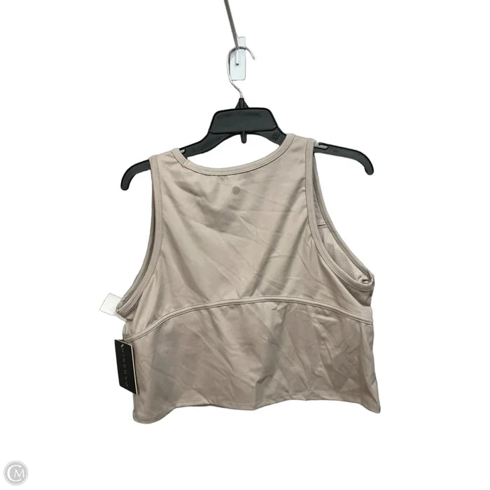 Athletic Tank Top By Danskin In Tan, Size: Xl