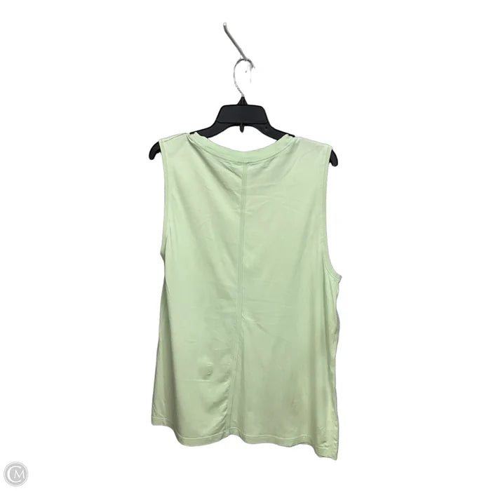 Athletic Tank Top By Lululemon In Green, Size: 12