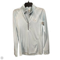 Athletic Top Long Sleeve Collar By Under Armour In Blue, Size: M