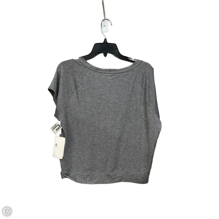 Athletic Top Short Sleeve By Gap In Grey, Size: S