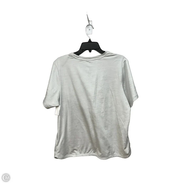 Athletic Top Short Sleeve By Puma In Grey, Size: Xl