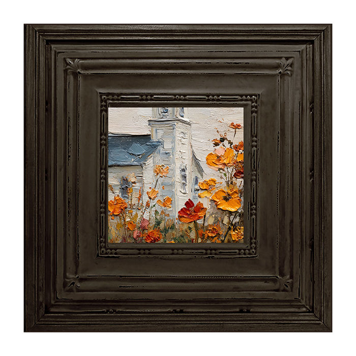 Autumn Country Church - Flowers Close-up
