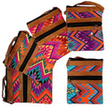 Aztec Design Passport Bag