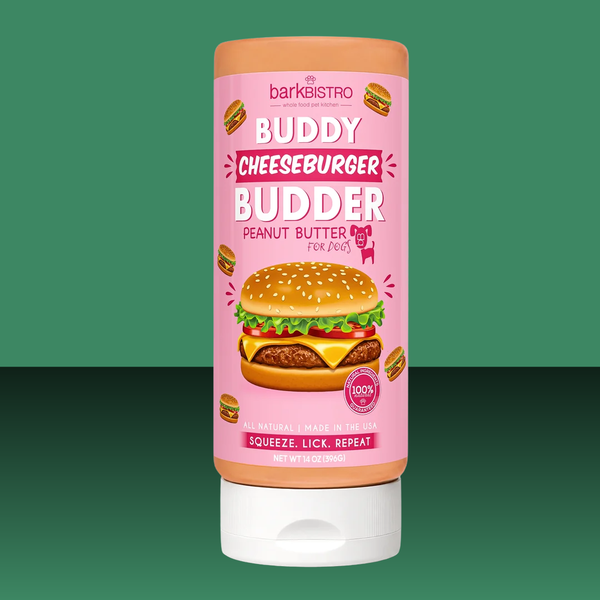 Bark Bistro Cheeseburger Budder Squeeze Bottle 14oz