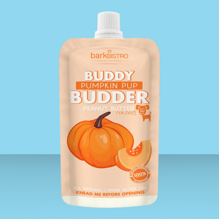 Bark Bistro Pumpkin Pup Budder Squeeze Pack 4oz