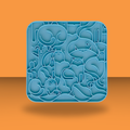 Barks and Brownies Cat Lick Mat Blue