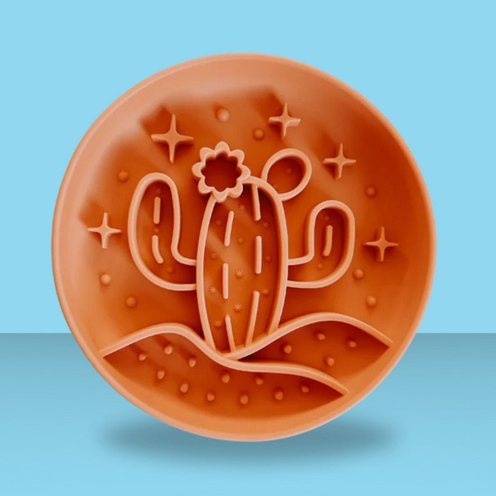 Barks and Brownies Slow Feeder Cactus Tangerine