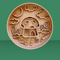 Barks and Brownies Slow Feeder Mushroom Chocolate