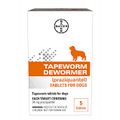 Bayer Tapeworm Dewormer Dog 5 Pack