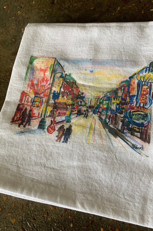 Beale Street Tea Towel