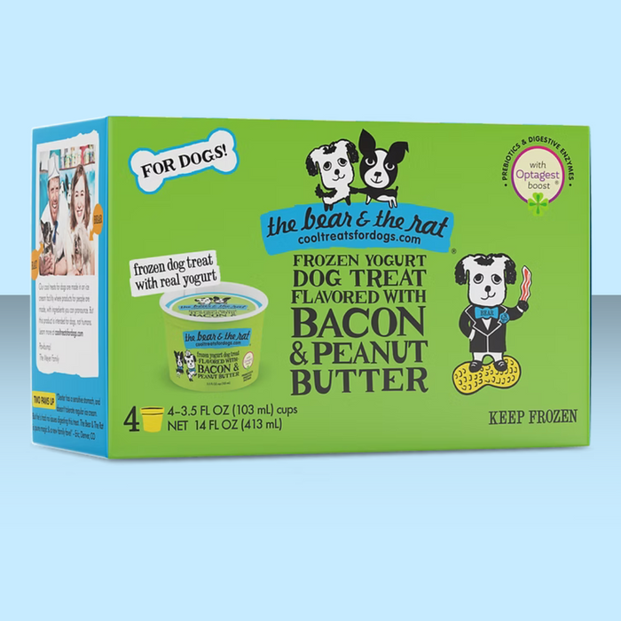 Bear & the Rat Bacon & Peanut Butter Yogurt Cup 4 Pack