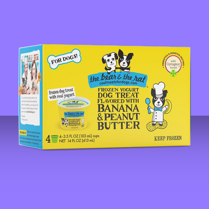 Bear & the Rat Banana & Peanut Butter Yogurt Cup 4 Pack