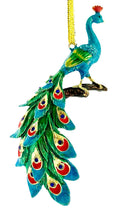Bejeweled Peacock Ornament