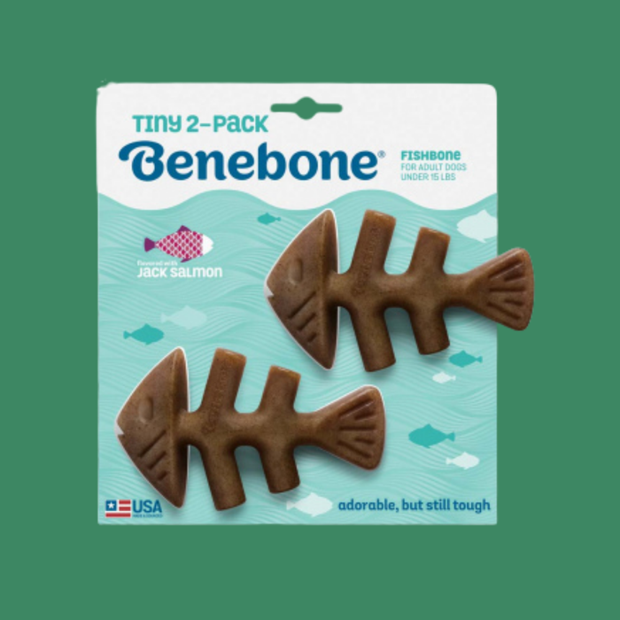 Benebone Fishbone 2 Pack Tiny