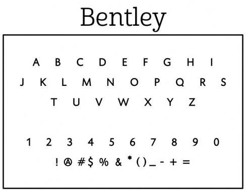Bentley Professional Rectangle Self-Inking Stamper or Hand Stamp