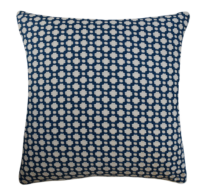 Betwixt Indigo Throw Pillow