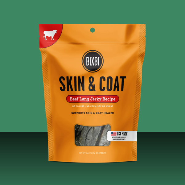 Bixbi Skin & Coat Beef Jerky 12oz