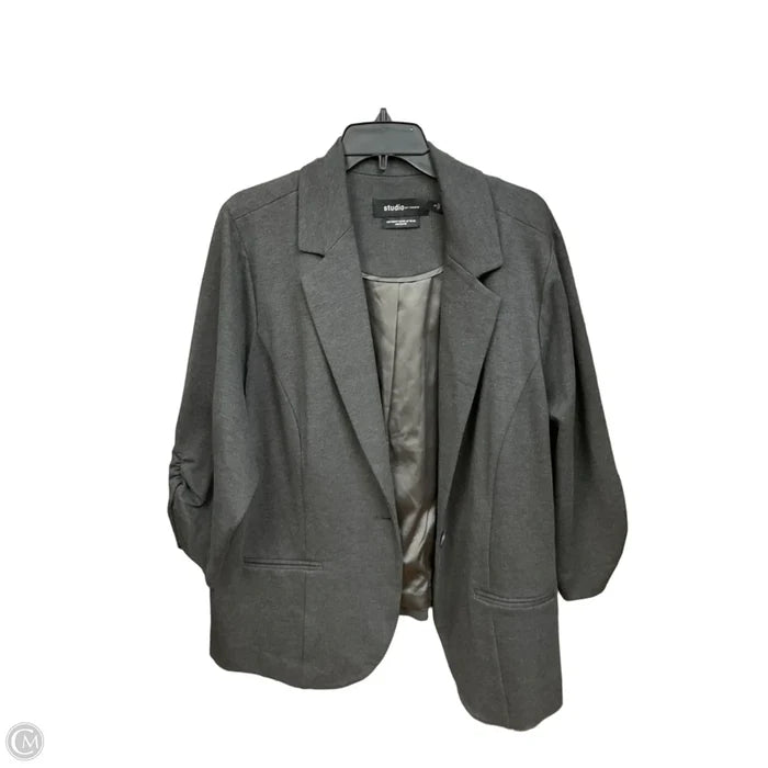 Blazer By Torrid In Grey, Size: 3x