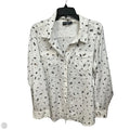 Blouse Designer By Karl Lagerfeld In Black & White, Size: Xl