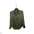 Blouse Long Sleeve By Banana Republic In Green, Size: Xs