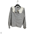 Blouse Long Sleeve By J. Crew In Striped Pattern, Size: L