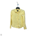 Blouse Long Sleeve By J. Crew In Yellow, Size: 8