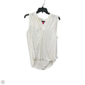 Blouse Sleeveless By Vince Camuto In White, Size: L